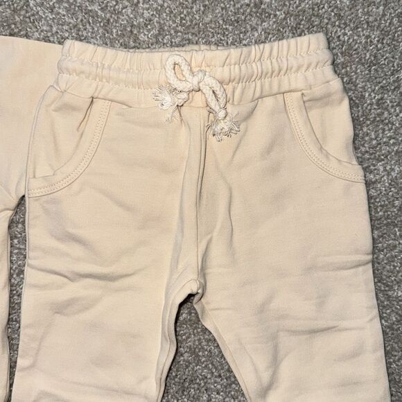 ORGANIC COTTON Kids CREWNECK and Joggers Set Cream - Picture 10 of 10